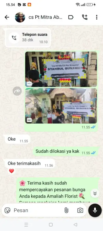 Testimonial Papan ucapan MINAHASA TENGGARA